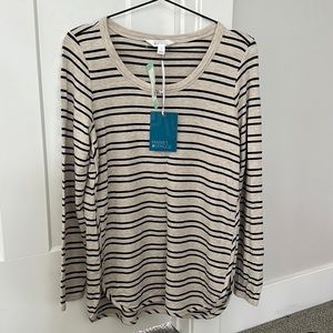 Market & Spruce Zansia Curved High Knit Top